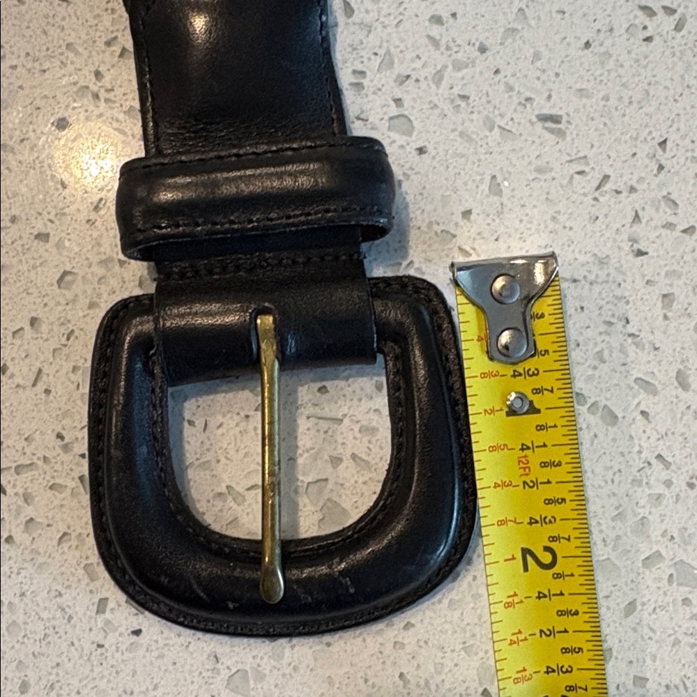 COACH Black Leather Braided Belt 3851 small - Picture 11 of 12